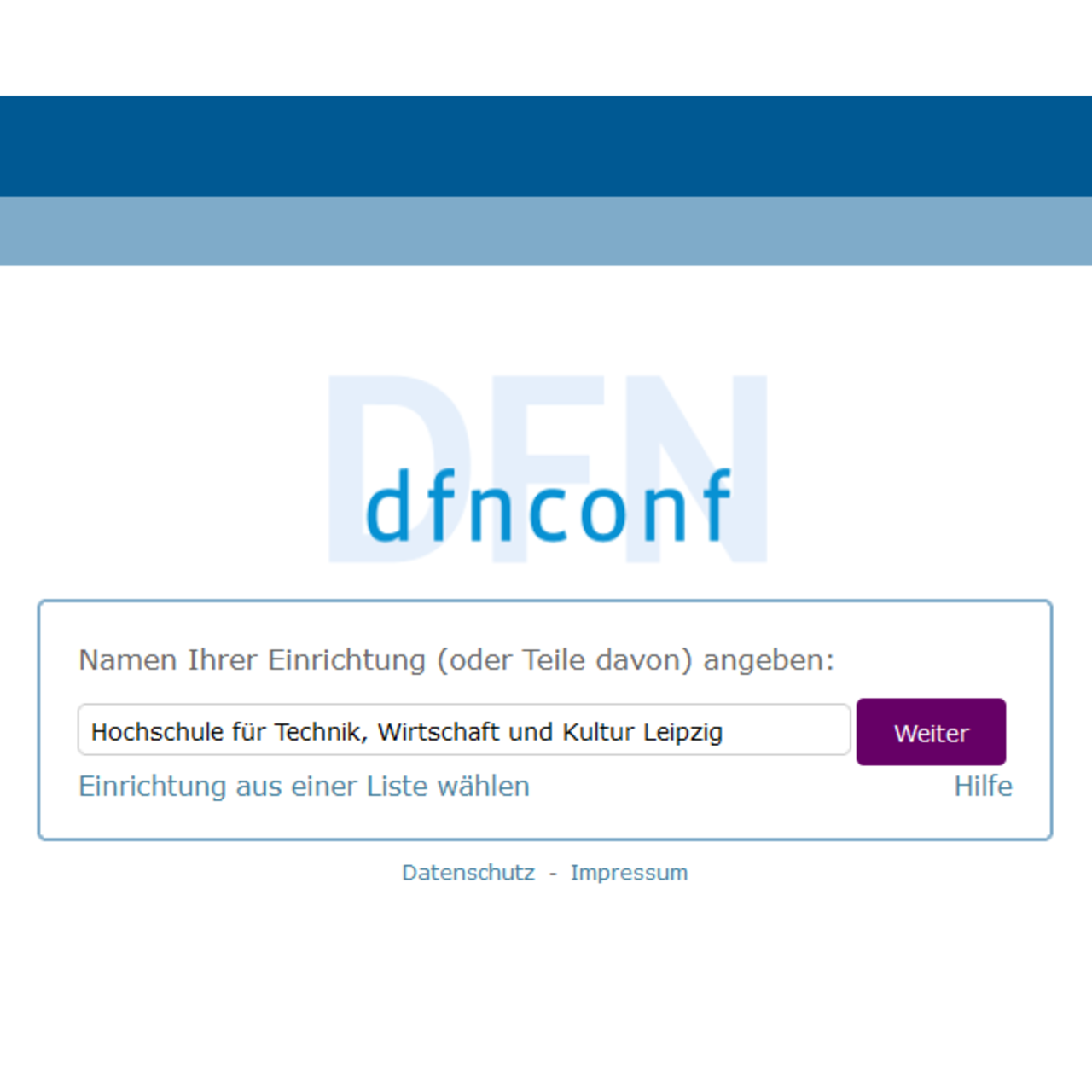 Web- und Videokonferenzen des DFN-Vereins