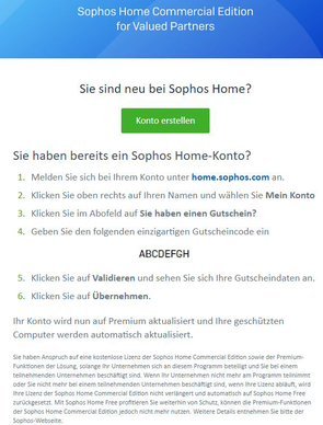 Sophos Webseite 