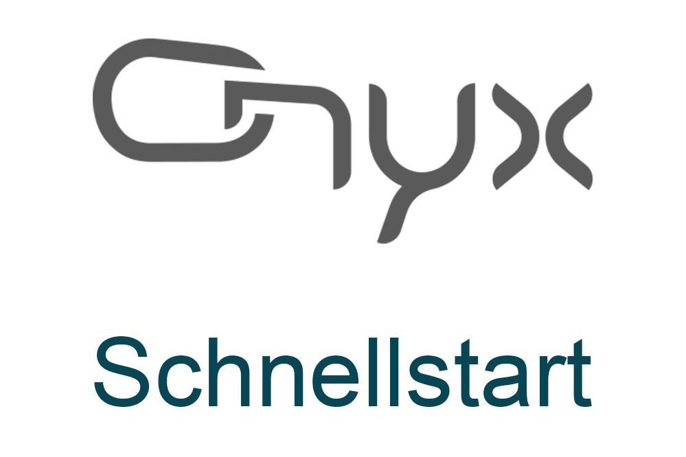 Zur Seite ONYX Schnellstart