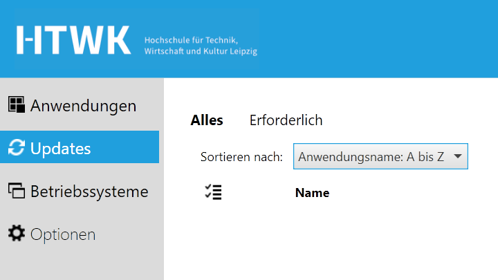 Screenshot: Softwarecenter
