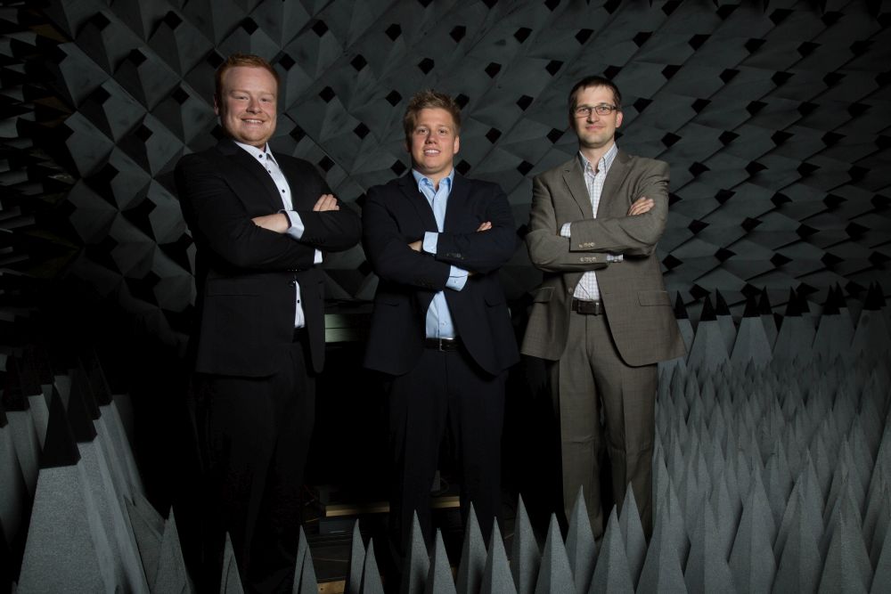 Das Team des EMV-Zentrums Leipzig EMV-Zentrum, neue Absorberhalle, Mitarbeiter
