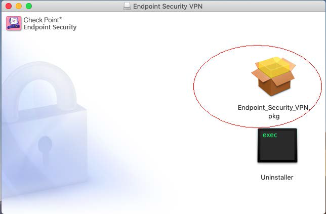 Screenshot: Endpoint Security VPN